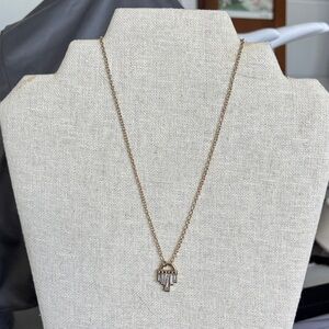 Park Lane Gold Necklace with Crystal Pendant